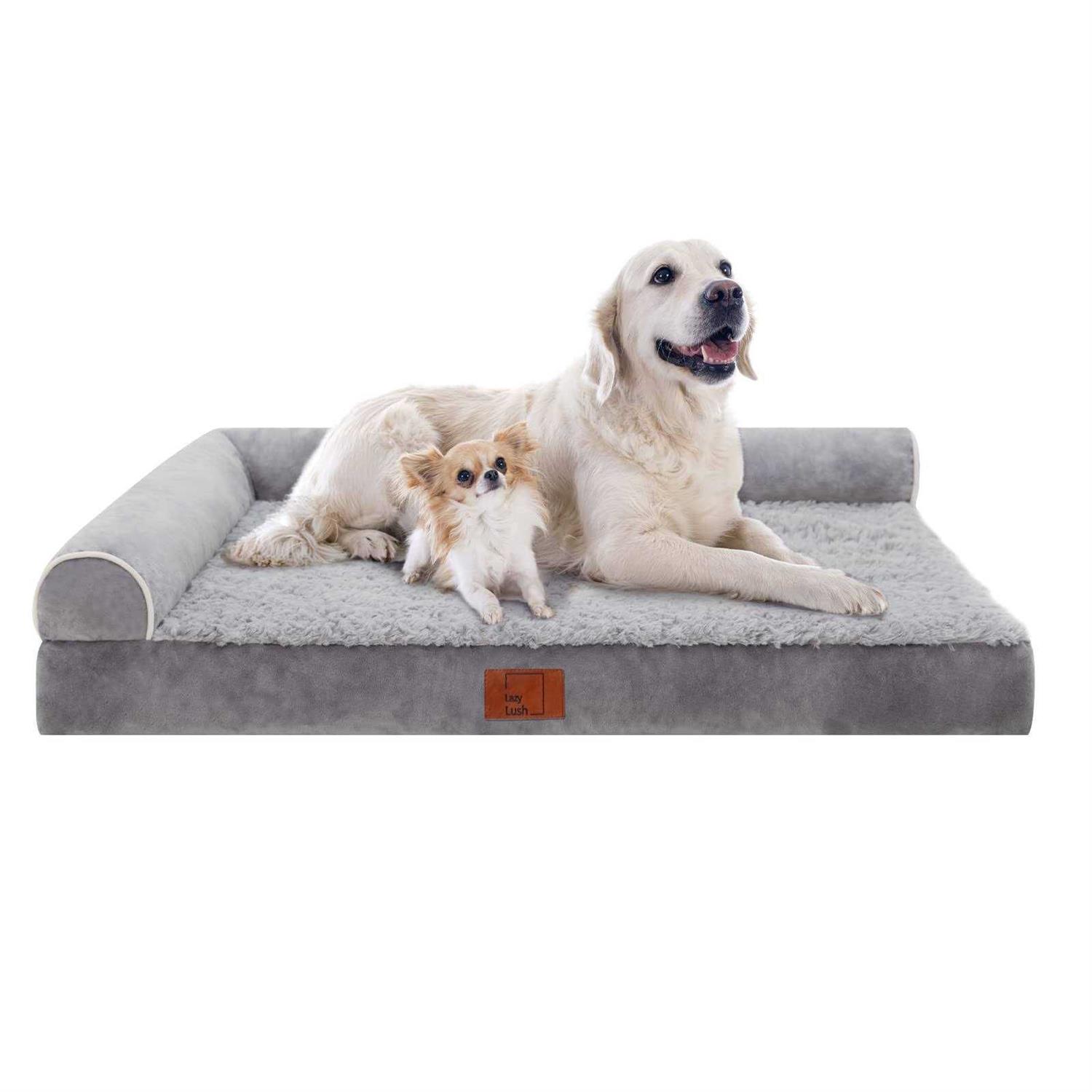 Lazy Lush Dog Bed Dog Beds for Extra Large Dogs Large Dog Bed with Removable Washable Cover - Healthber