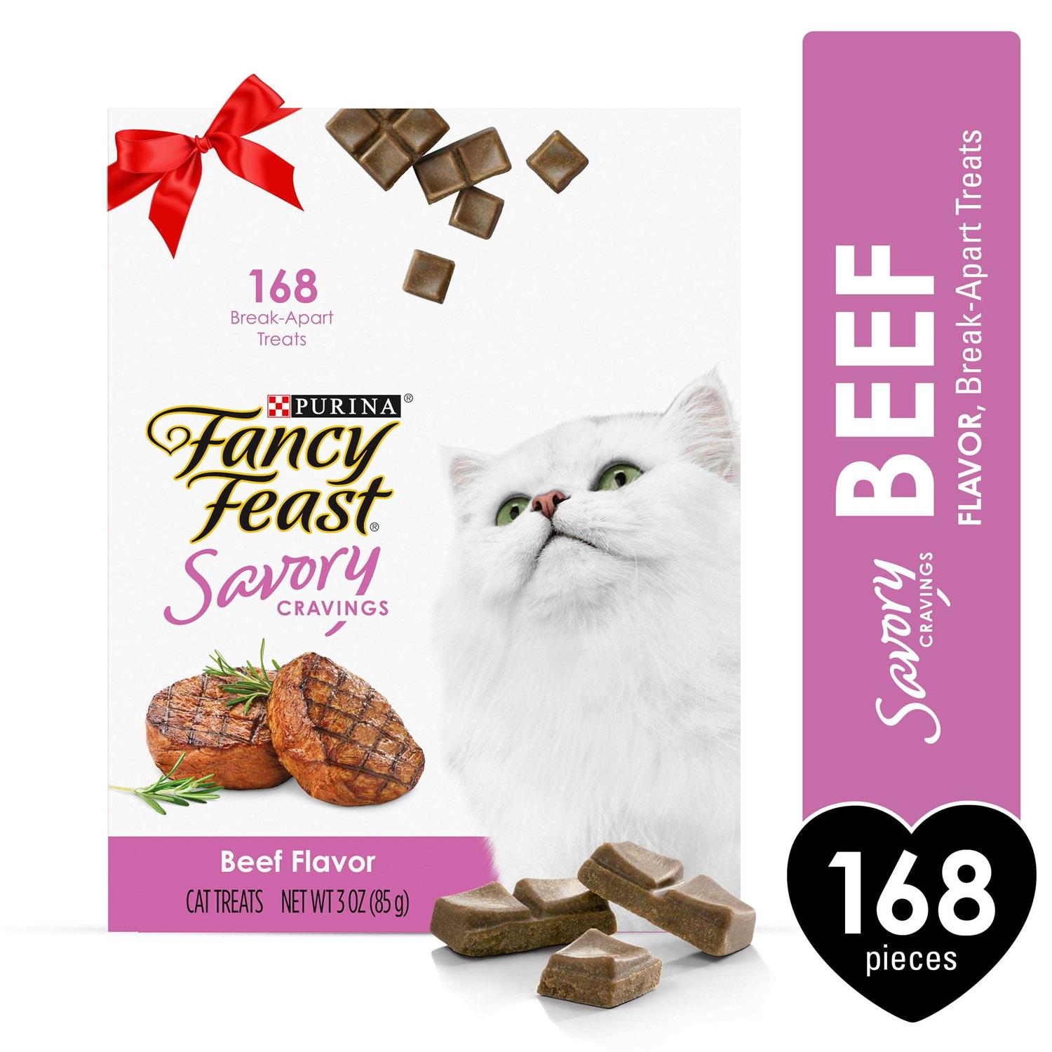 Fancy Feast Limited Ingredient Savory Cravings Beef Flavor Cat Treats - Healthber