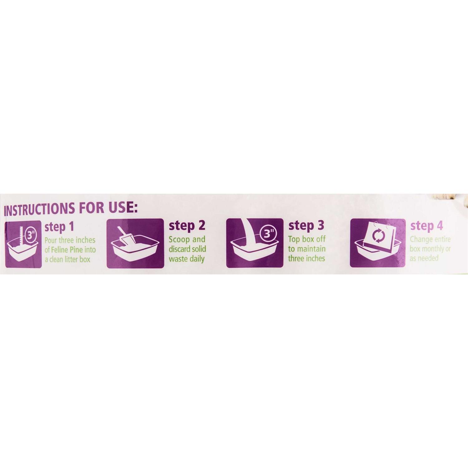 Feline Pine Clumping Cat Litter - Healthber