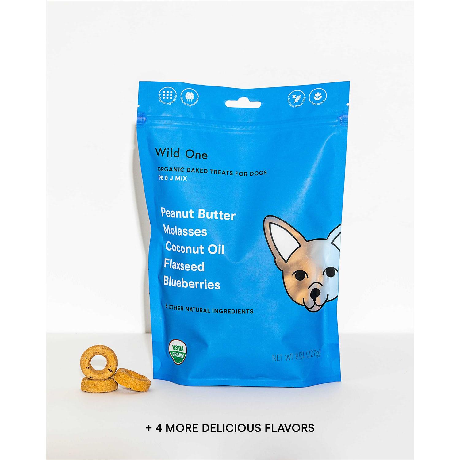 Wild One Organic Baked Fruit Salad Dog Treats - Healthber