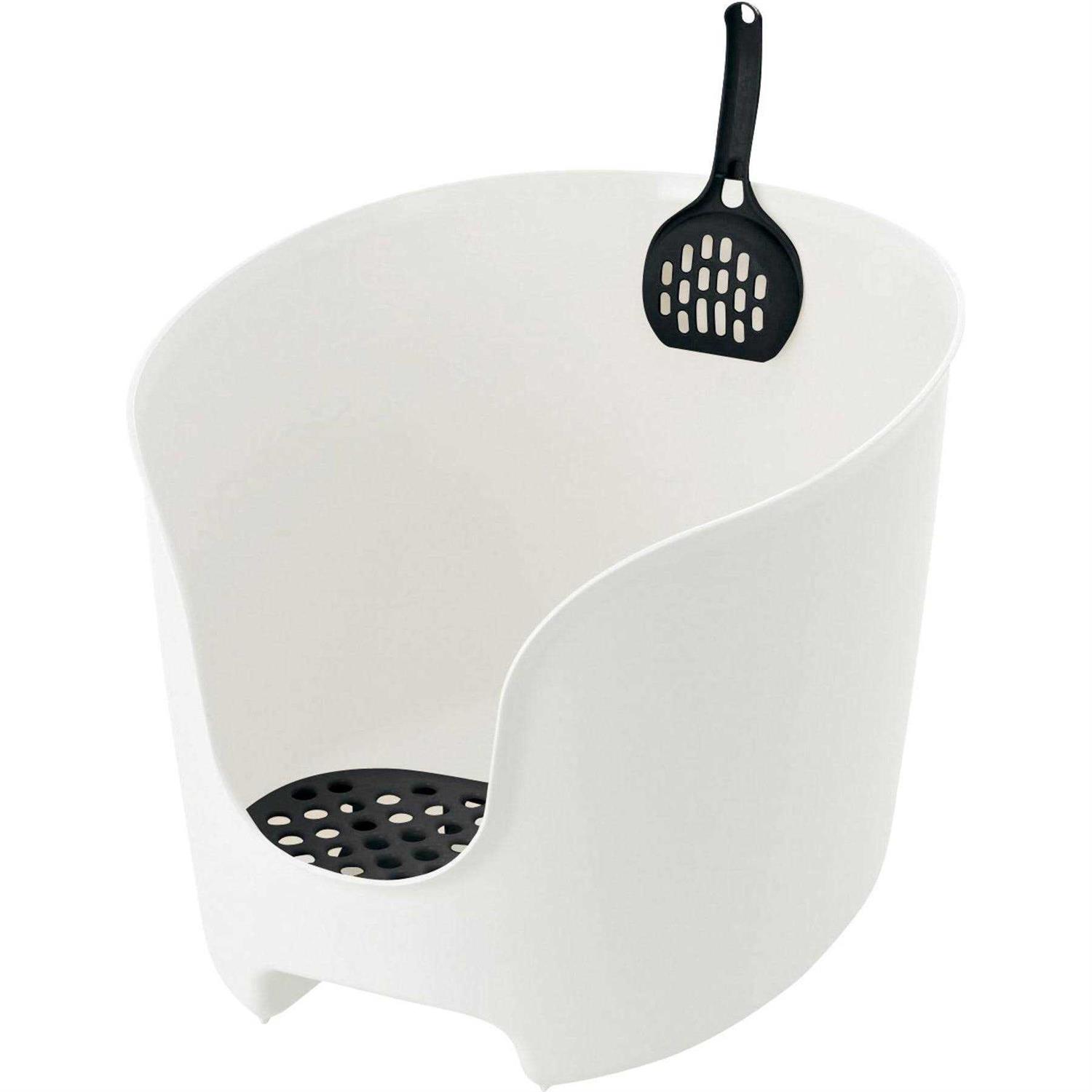 PAW TRAX High Wall Cat Litter Box Richell - Healthber