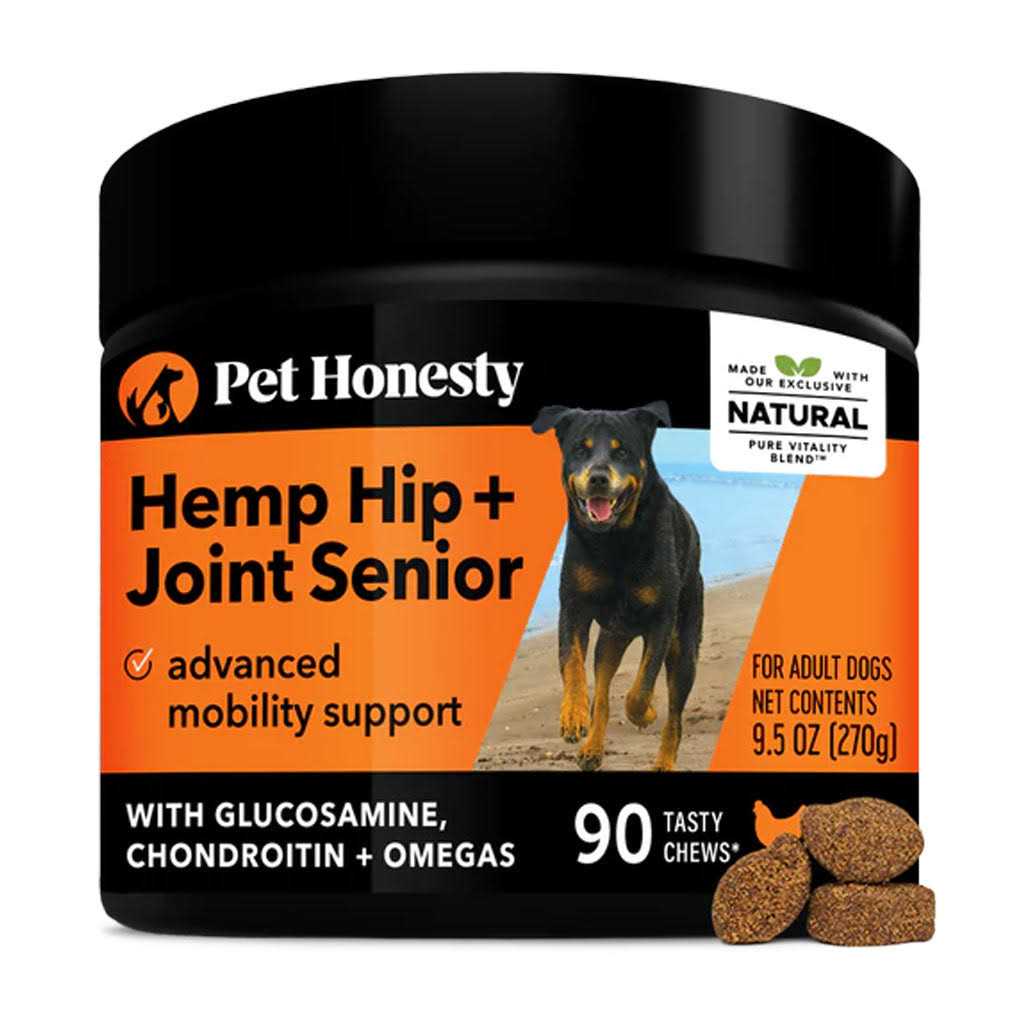 Pet Honesty Hemp Hip + Joint Health Senior - Healthber