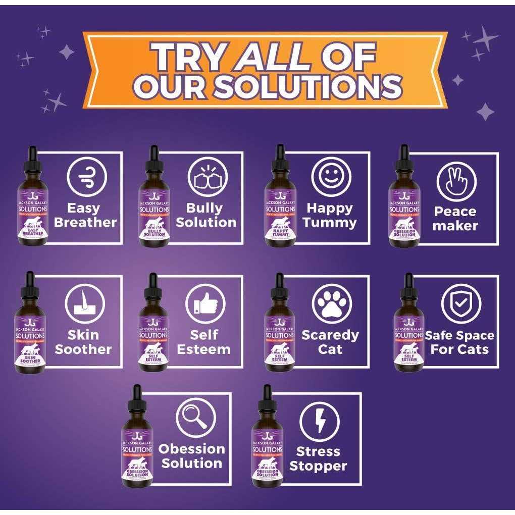 Jackson Galaxy Solutions Stress Stopper Behavioral Aid for Cats & Dogs - Healthber