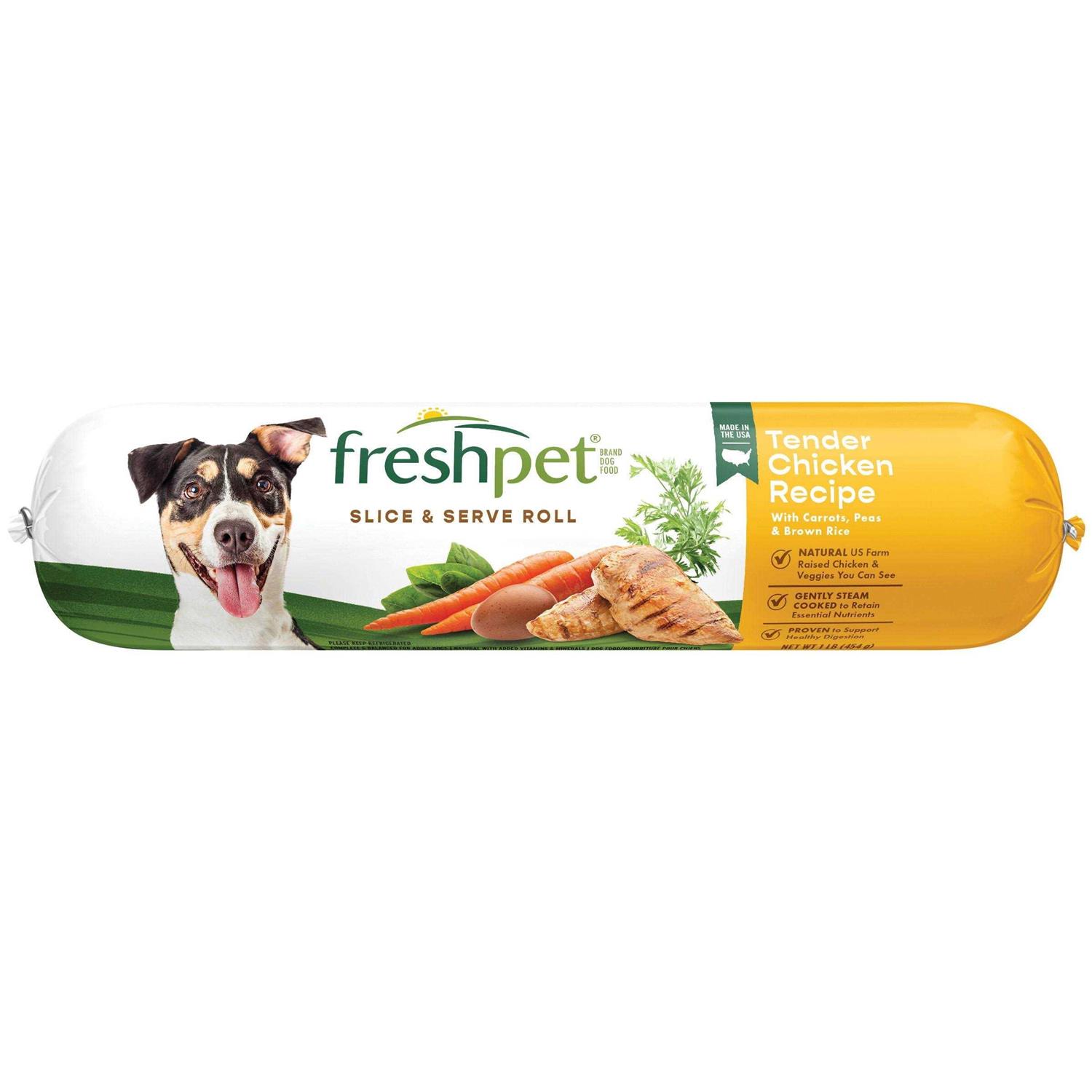 Freshpet Select Tender Chicken Recipe Dog Food Roll - Healthber