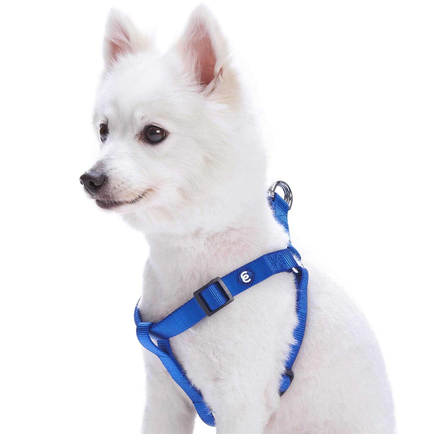 Blueberry Pet Essentials Classic Durable Solid Nylon Step-In Dog Harness - Healthber