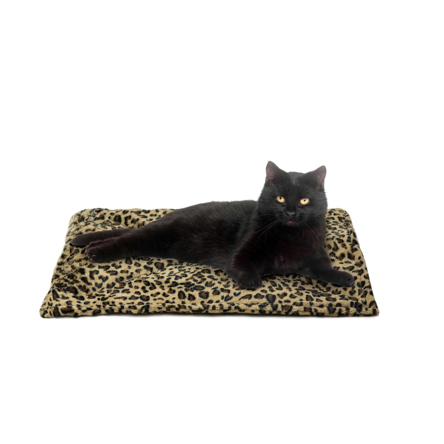 FurHaven ThermaNAP Faux Fur Self-Warming Pet Bed Mat - Healthber