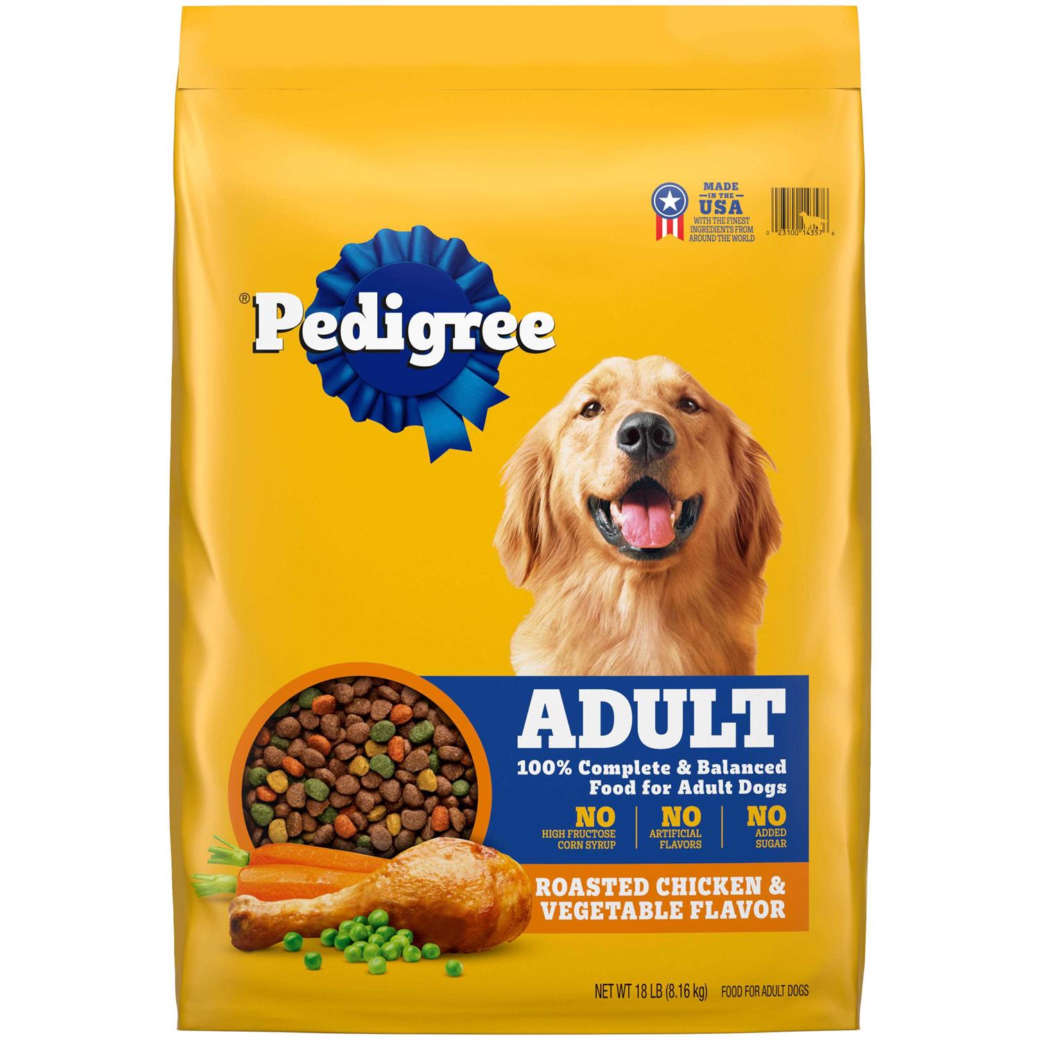 Pedigree Adult Complete Nutrition Roasted Chicken Rice & Vegetable Dry Dog Food - Healthber