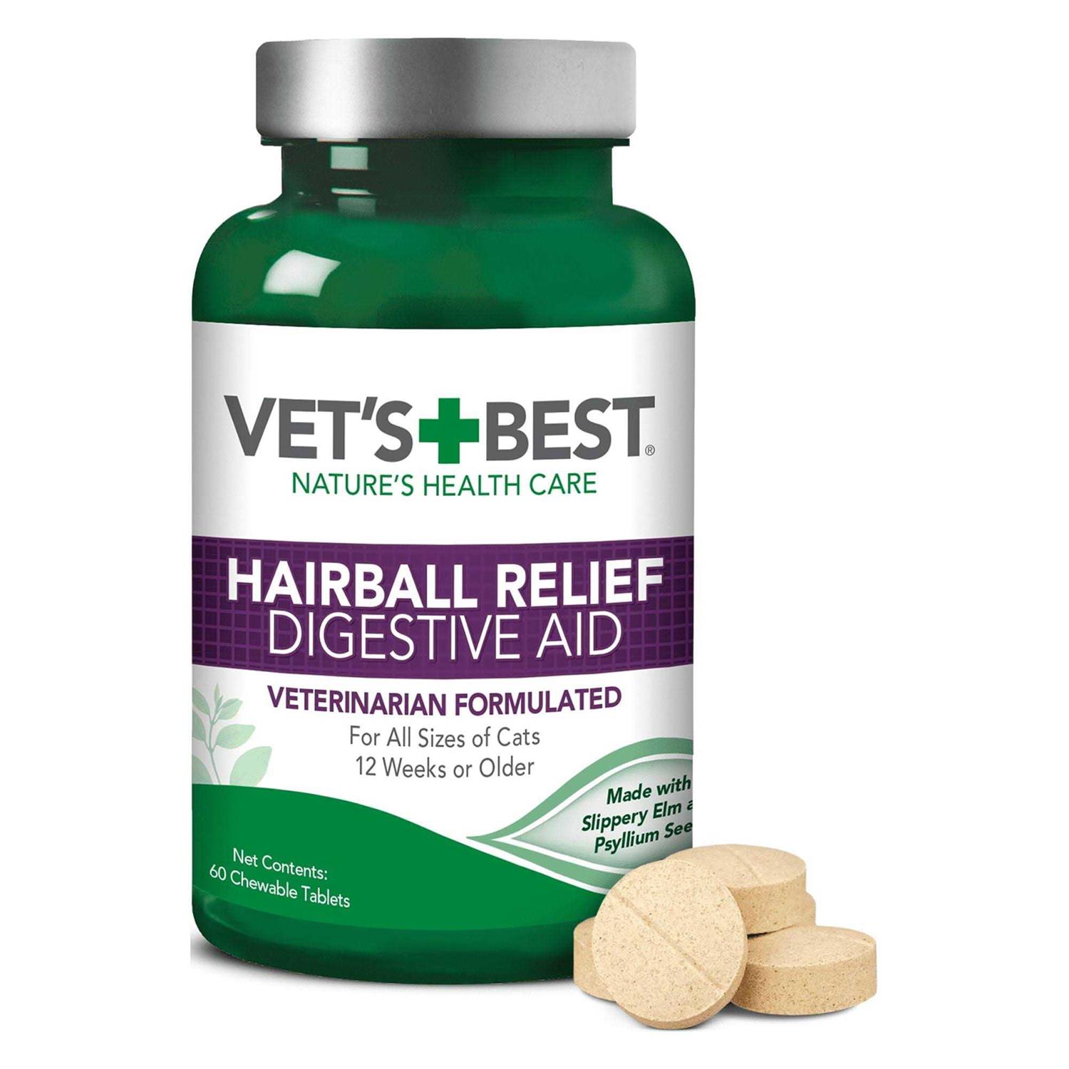 Vet’s Best Cat Hairball Relief Digestive Aid - Healthber