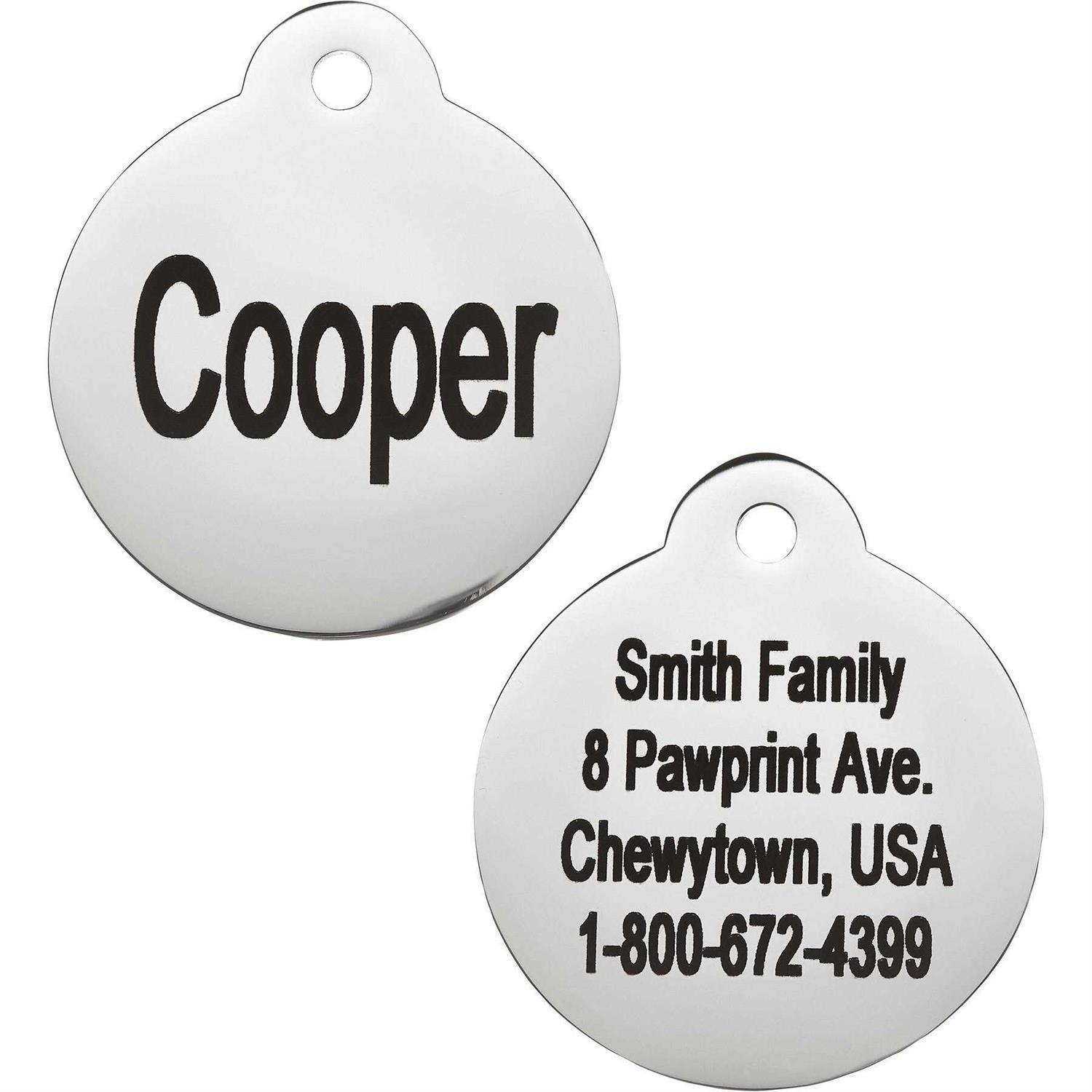 Frisco Stainless Steel Personalized Dog & Cat Tag - Healthber