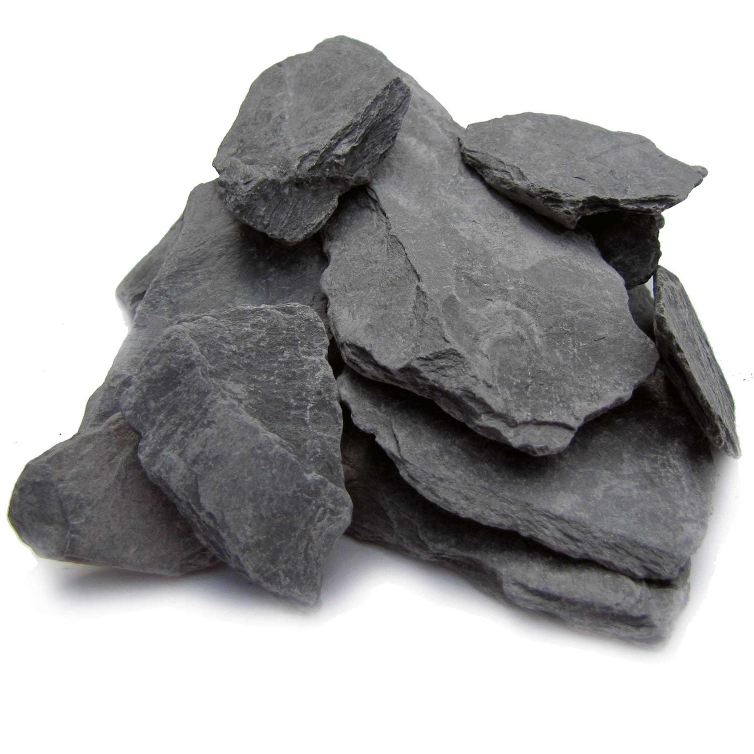 Natural Slate Stone -1 to 3 inch Rocks For Miniature Or Fairy Garden - Healthber