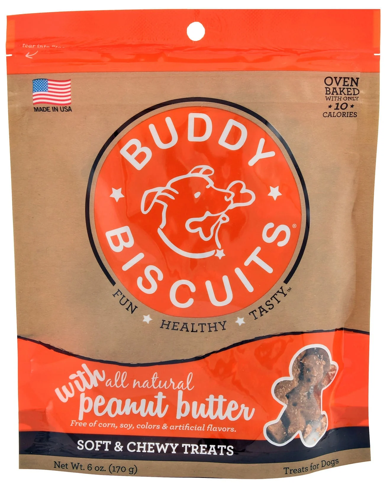 Soft & Chewy Buddy Biscuits, 6 oz - Healthber