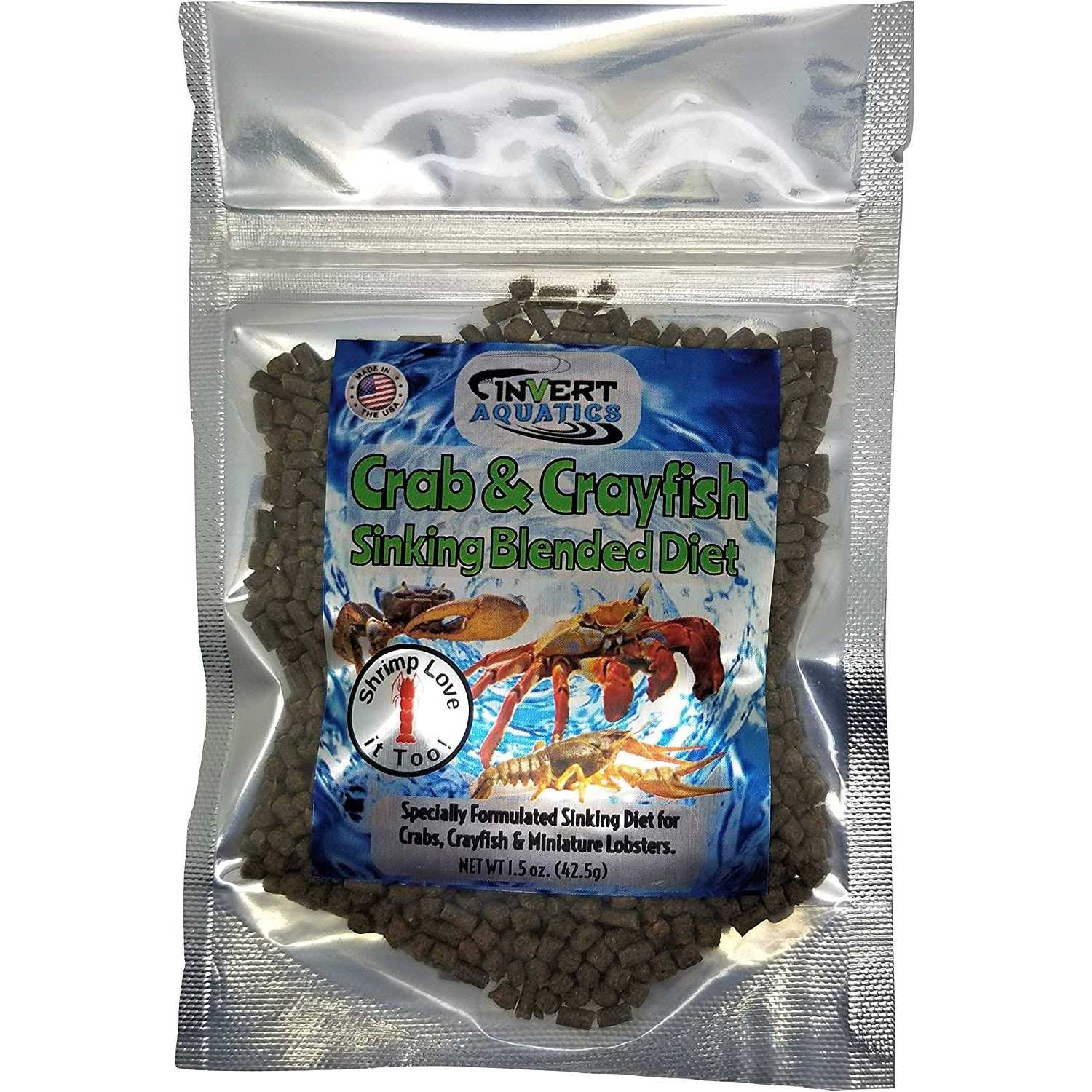 Crab & Crayfish Sinking Blended Diet - Healthber