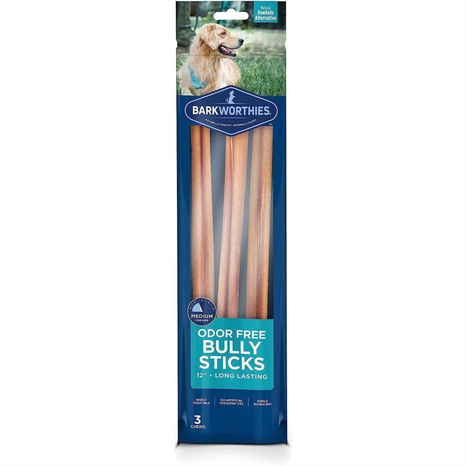 Barkworthies Odor Free Bully - Healthber