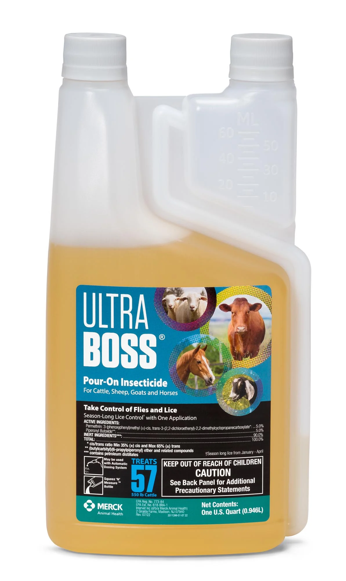ULTRA Boss Pour-On Insecticide - Healthber