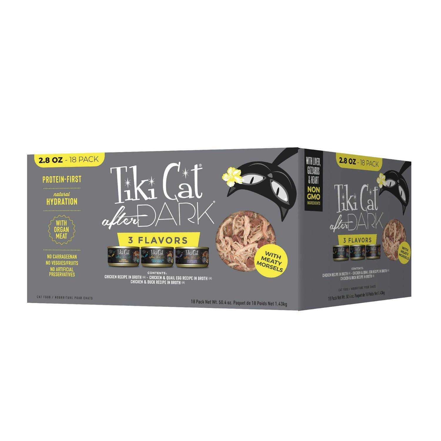 Tiki Cat After Dark Variety Pack Cat Food - Healthber