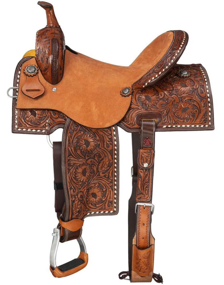 Silver Royal Youth Autry Barrel Saddle - Healthber