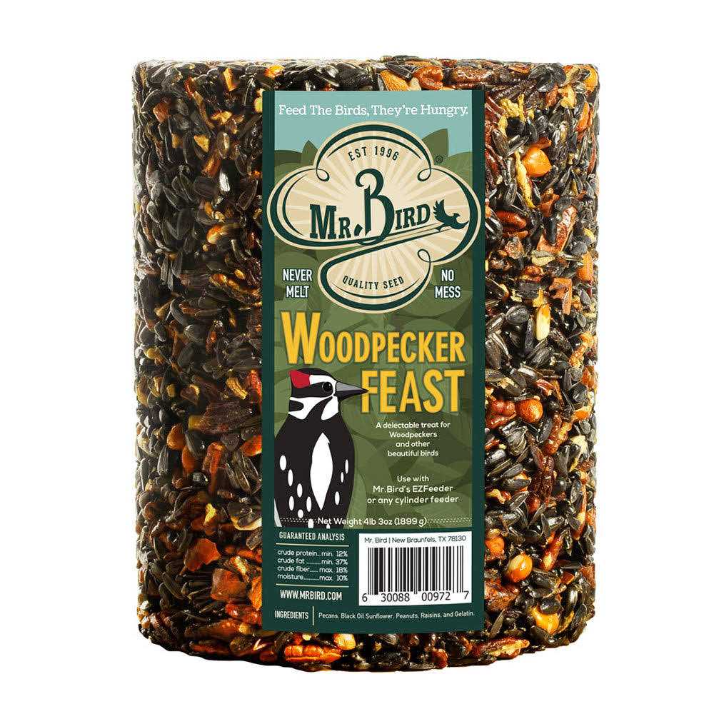 Mr. Bird Woodpecker Feast Cylinder - Healthber