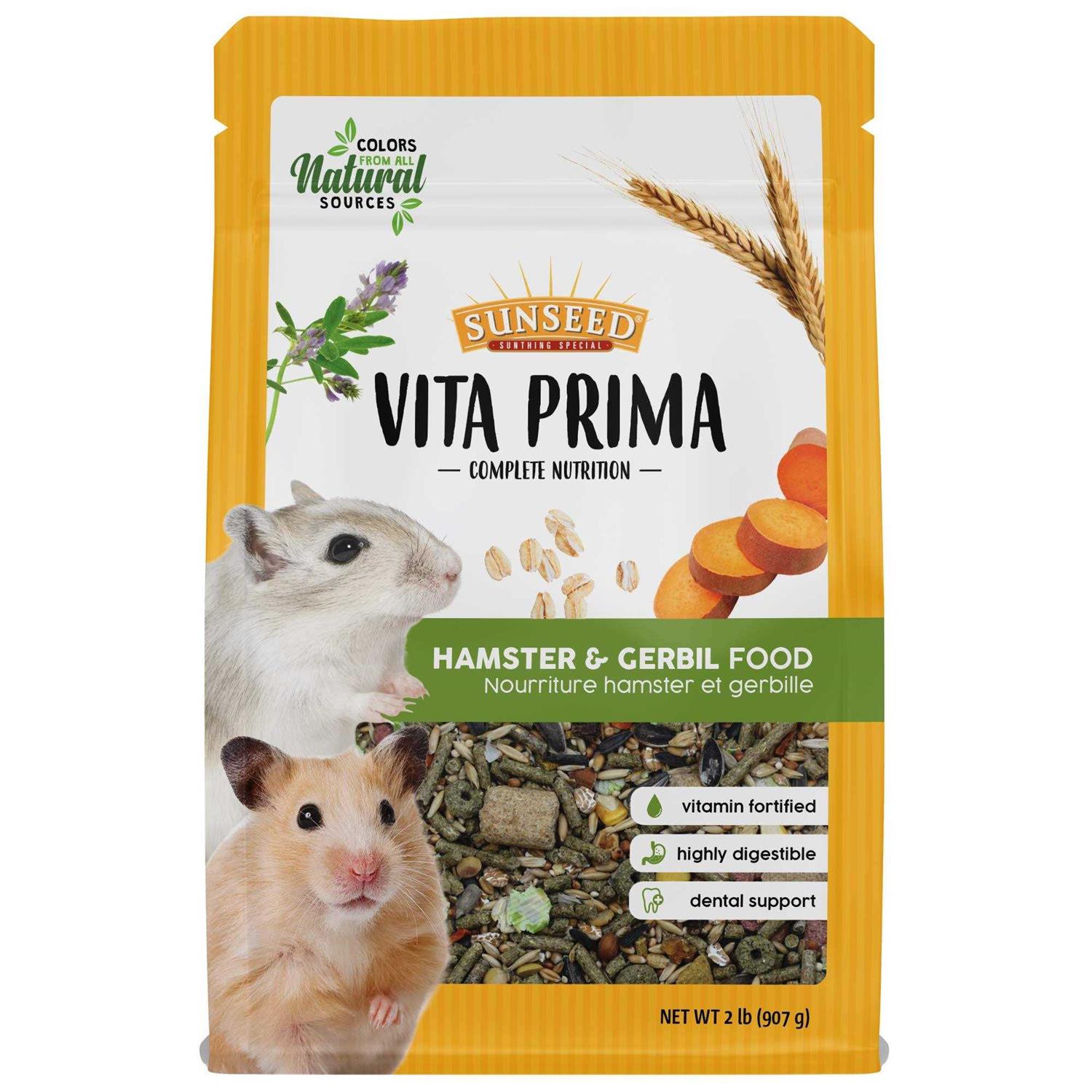 Sunseed Vita Prima Gerbil & Hamster Food - Healthber