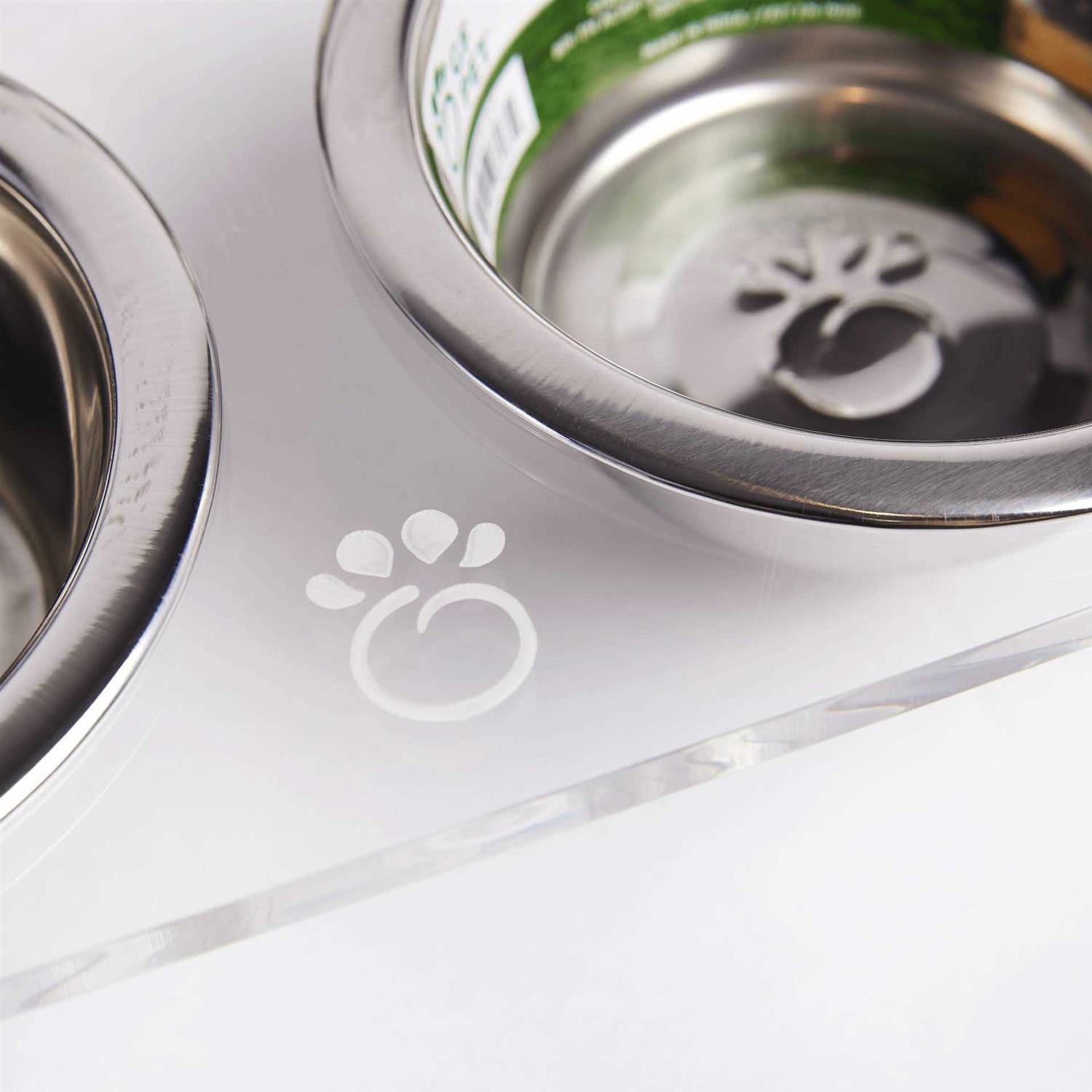 GF Pet Acrylic Double Feeder - Healthber