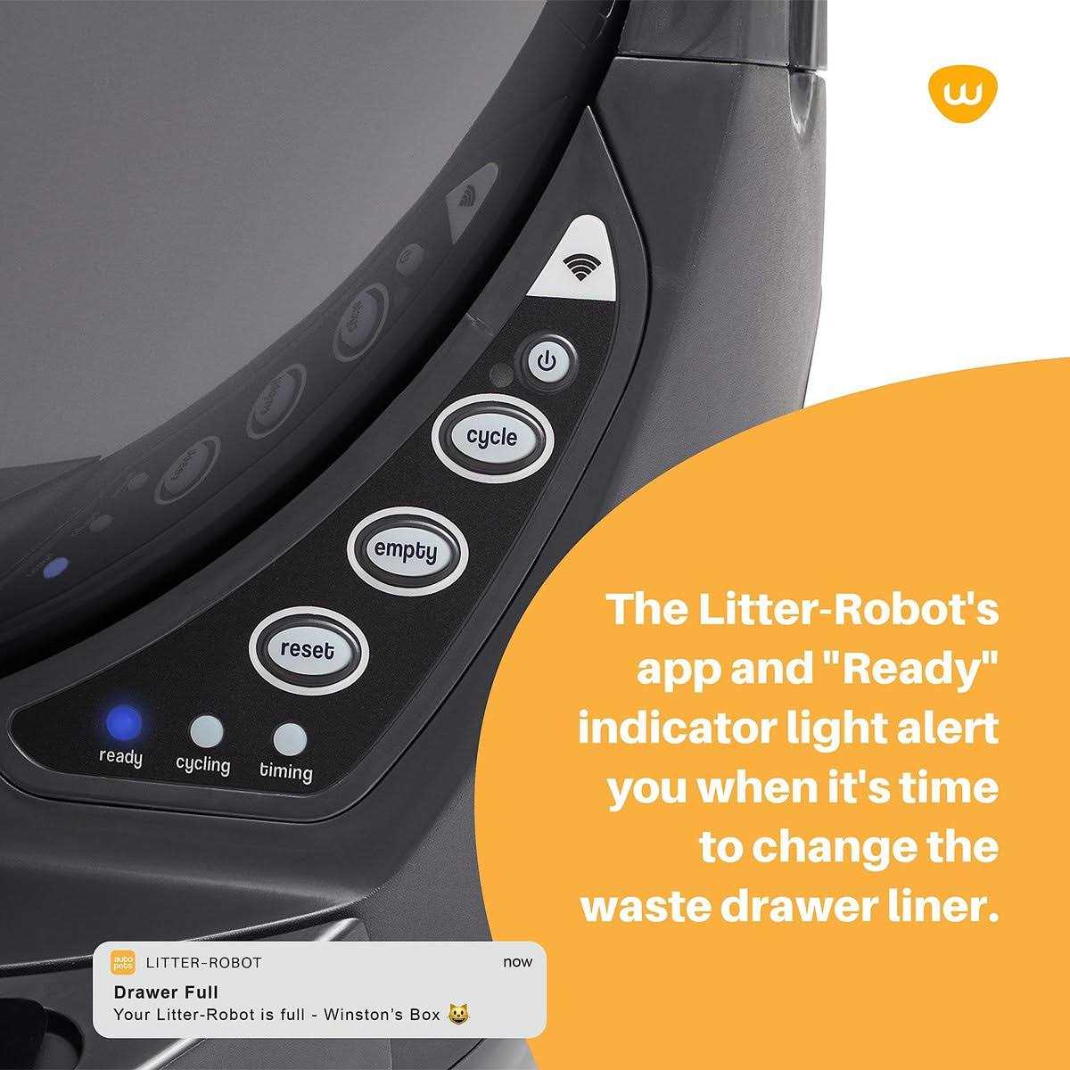 Litter-Robot Waste Drawer Liners by Whisker 50 Pack Litter Box Liners - Healthber