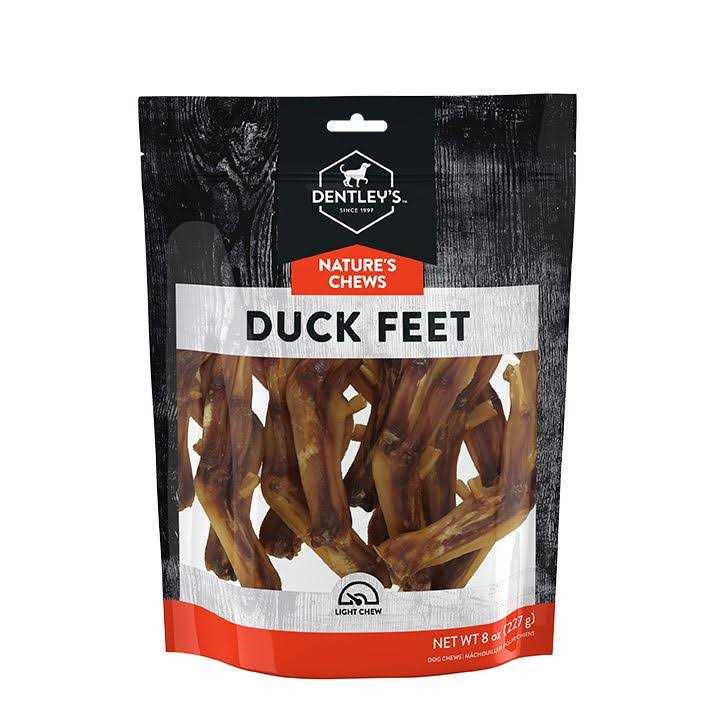 Dentley’s Exotics Duck Feet All Life Stage Dog Chews - Healthber