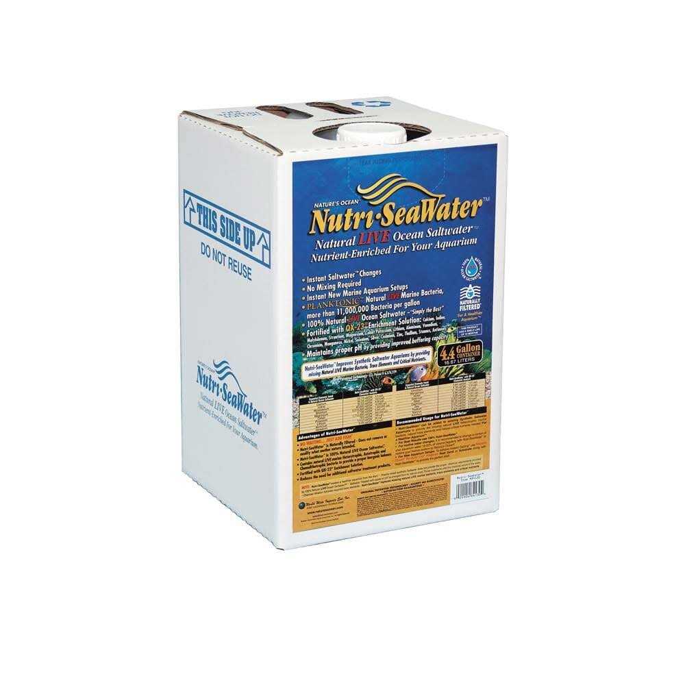 Nature’s Ocean Live Nutri-Seawater, Size: 4 Gal | PetSmart - Healthber
