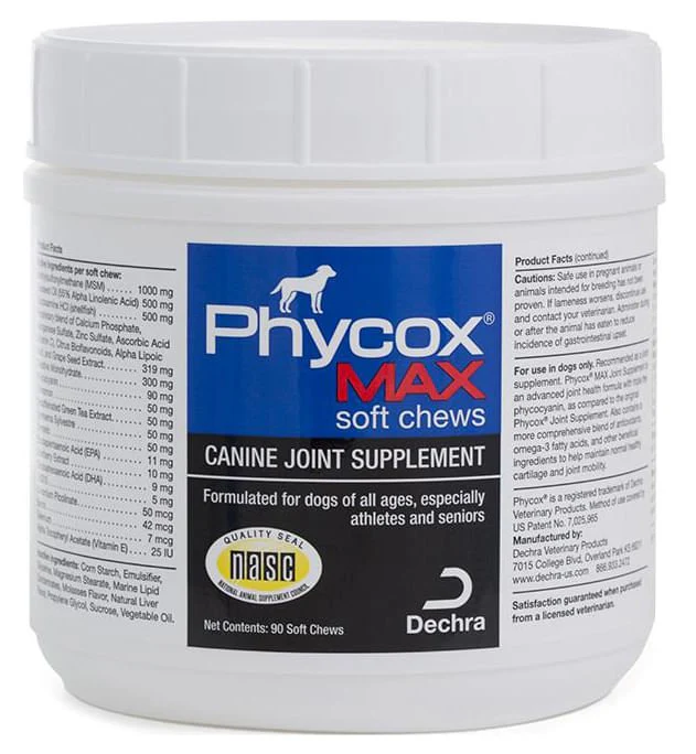 Phycox MAX Joint Supplement Soft Chews, 90 ct - Healthber