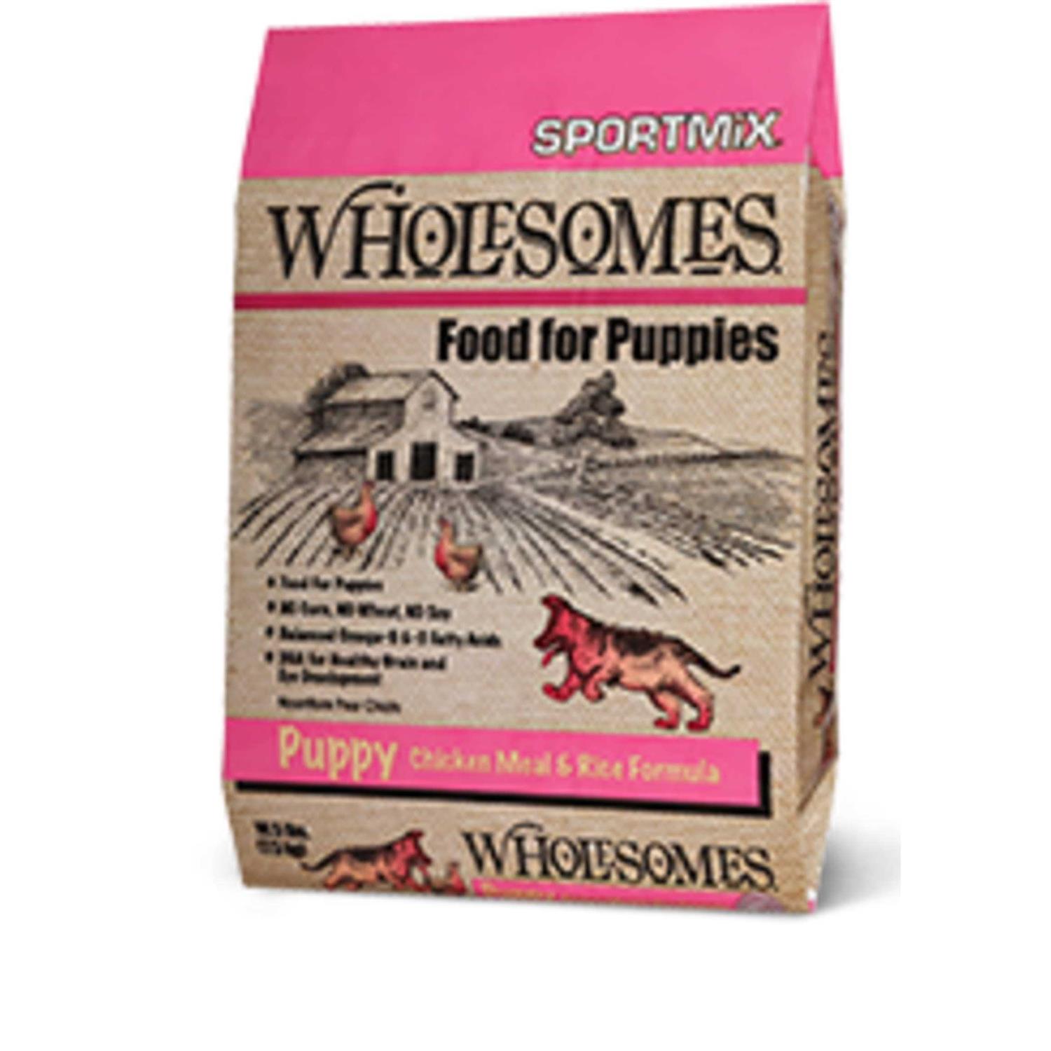 Wholesomes Puppy Chicken Meal & Rice Dry Dog Food - Healthber