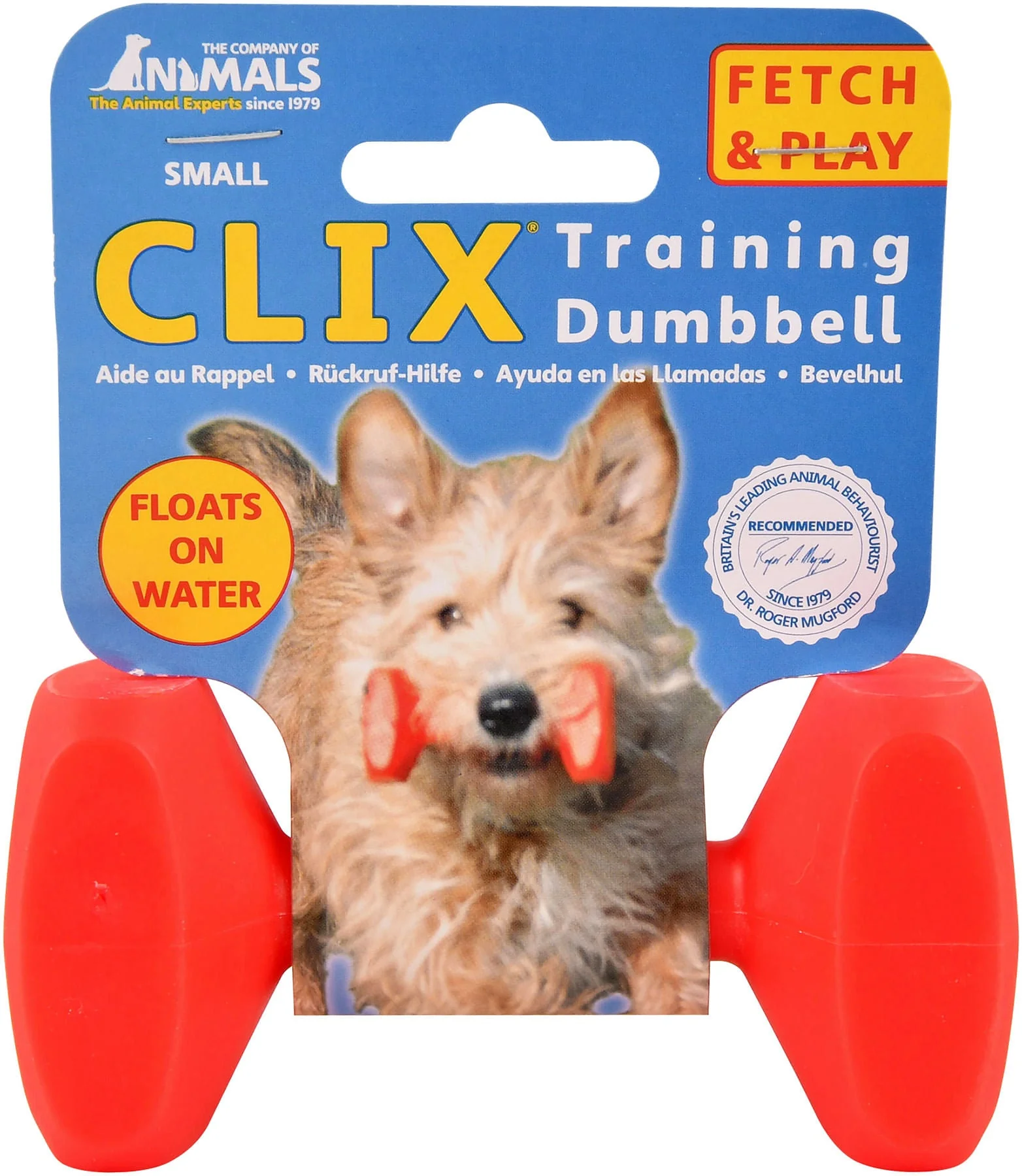 CLIX Training Dumbbells, Red - Healthber