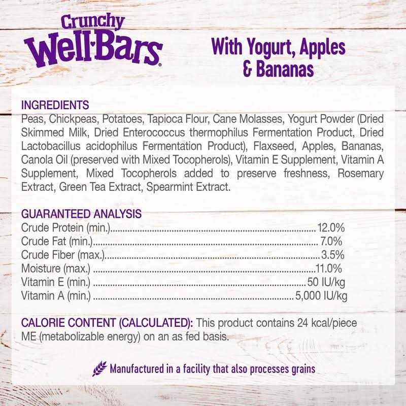 Wellness Crunchy Wellbars Dog Treats - Healthber