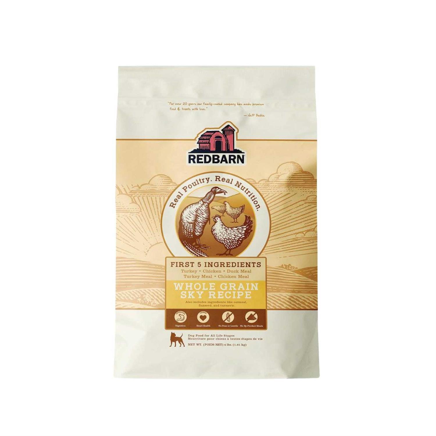 Redbarn Dog Food Whole Grain Sky Recipe - Healthber