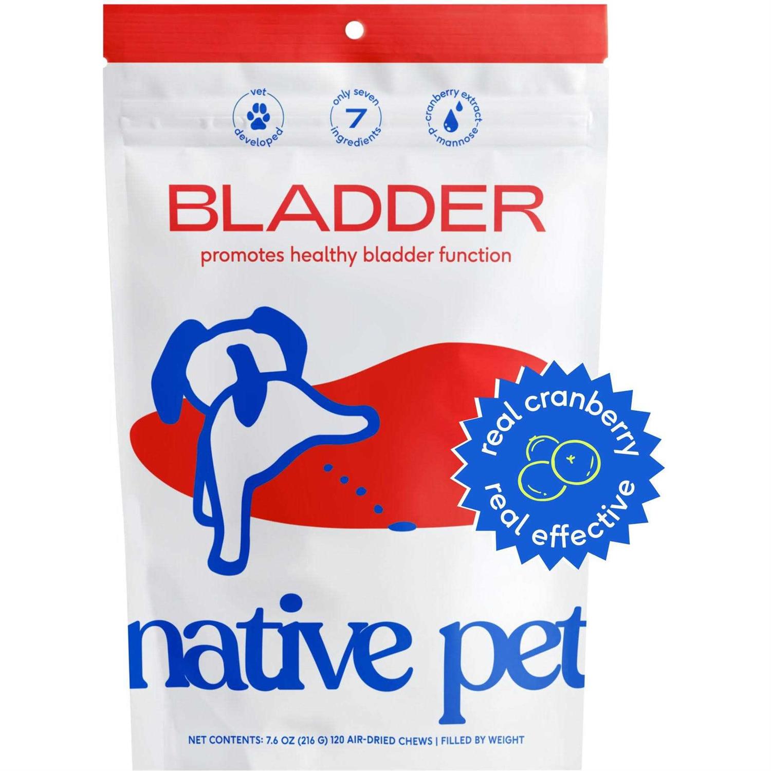 Native Pet Air Dried Dog Chews Bladder - Healthber