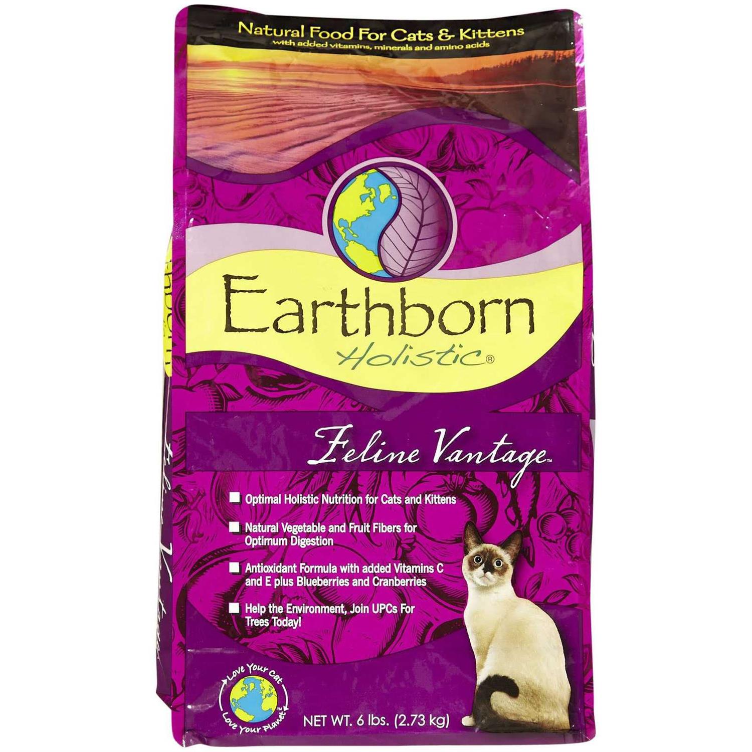 Earthborn Holistic Feline Vantage Dry Cat Food - Healthber