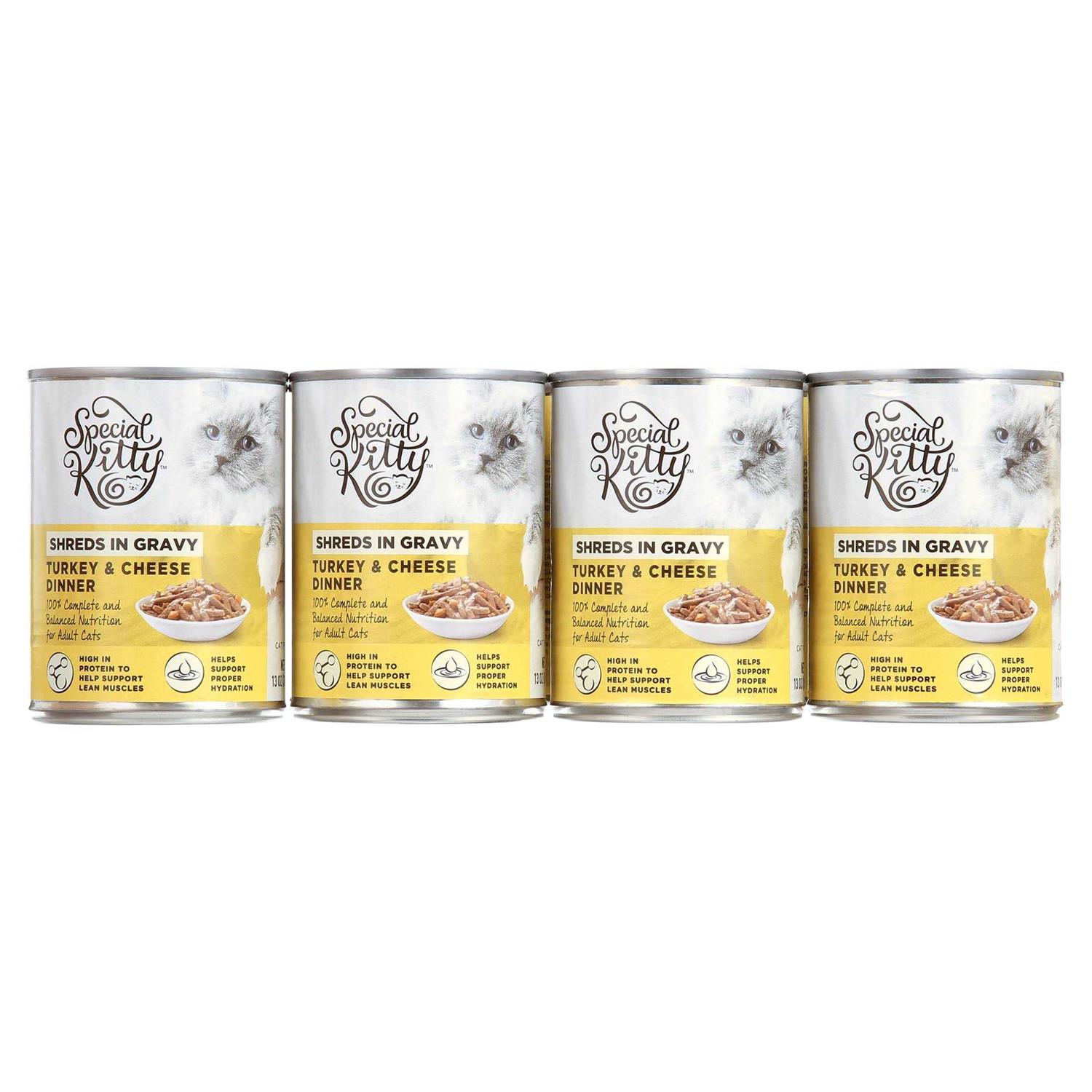 Special Kitty Turkey Cheese Wet Cat Food Multi-Pack - Healthber
