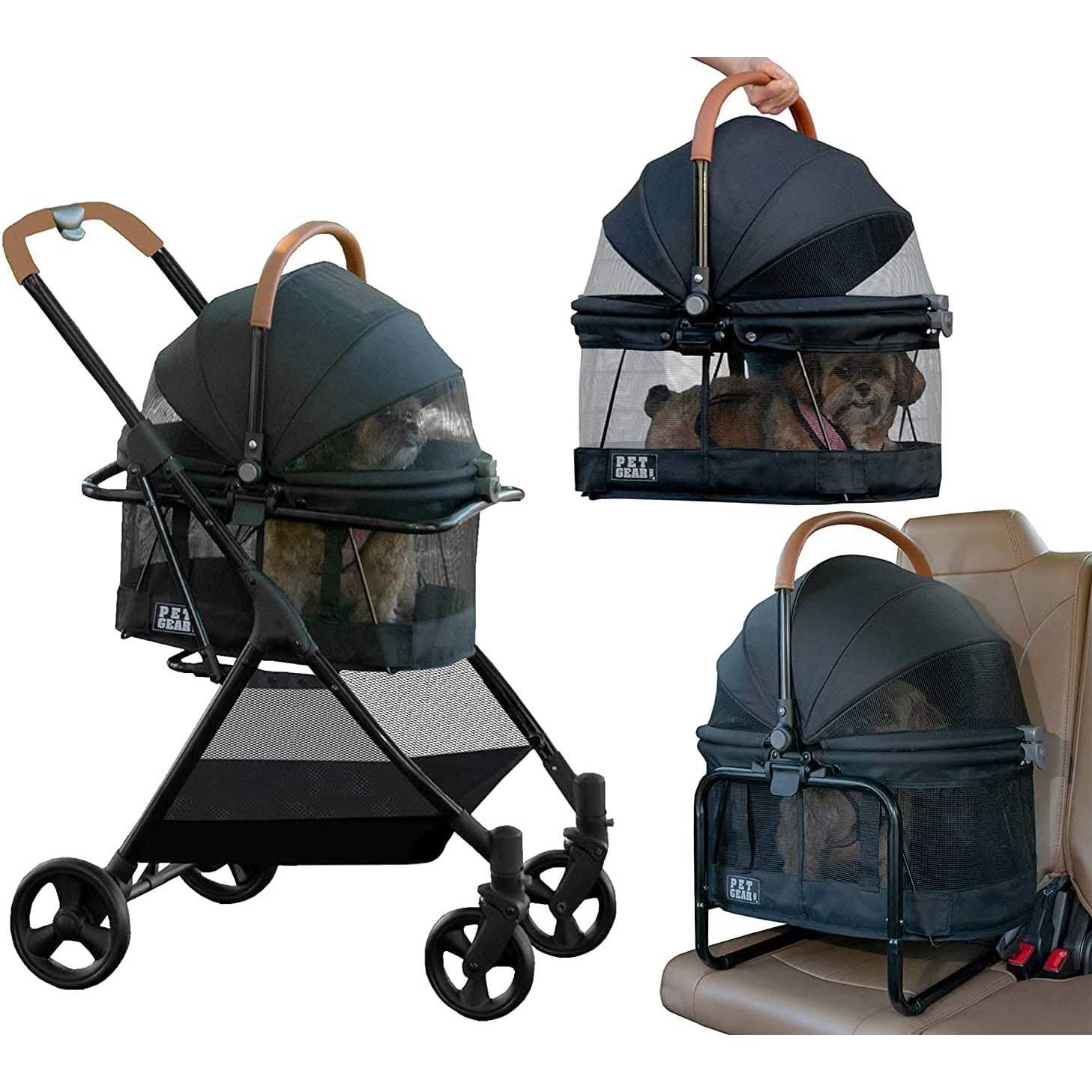 Pet Gear View 360 Stroller, Booster and Carrier Travel System - Healthber