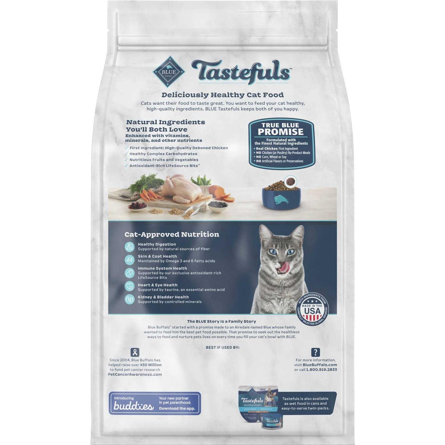 Blue Buffalo Indoor Health Adult Cat Food Chicken & Brown Rice Recipe - Healthber