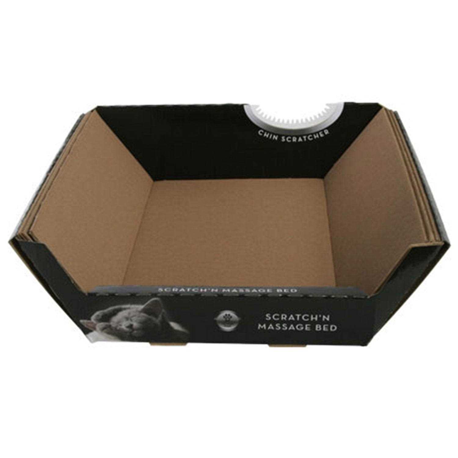 Omega Paw Ripple Board Scratch n Massage Cat Bed - Healthber
