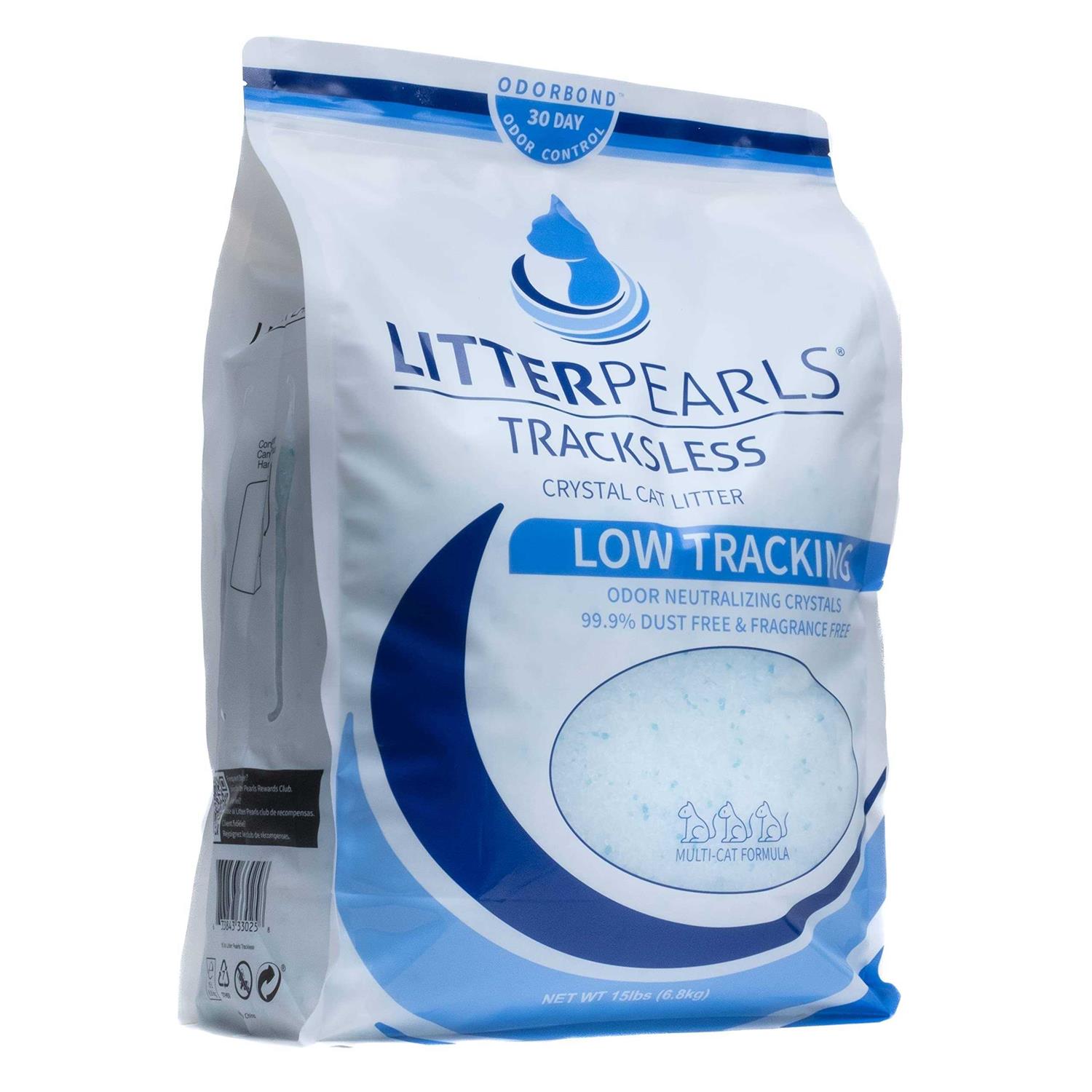 Litter Pearls Crystal Cat Litter with Odorbond Superior Odor Control - Healthber