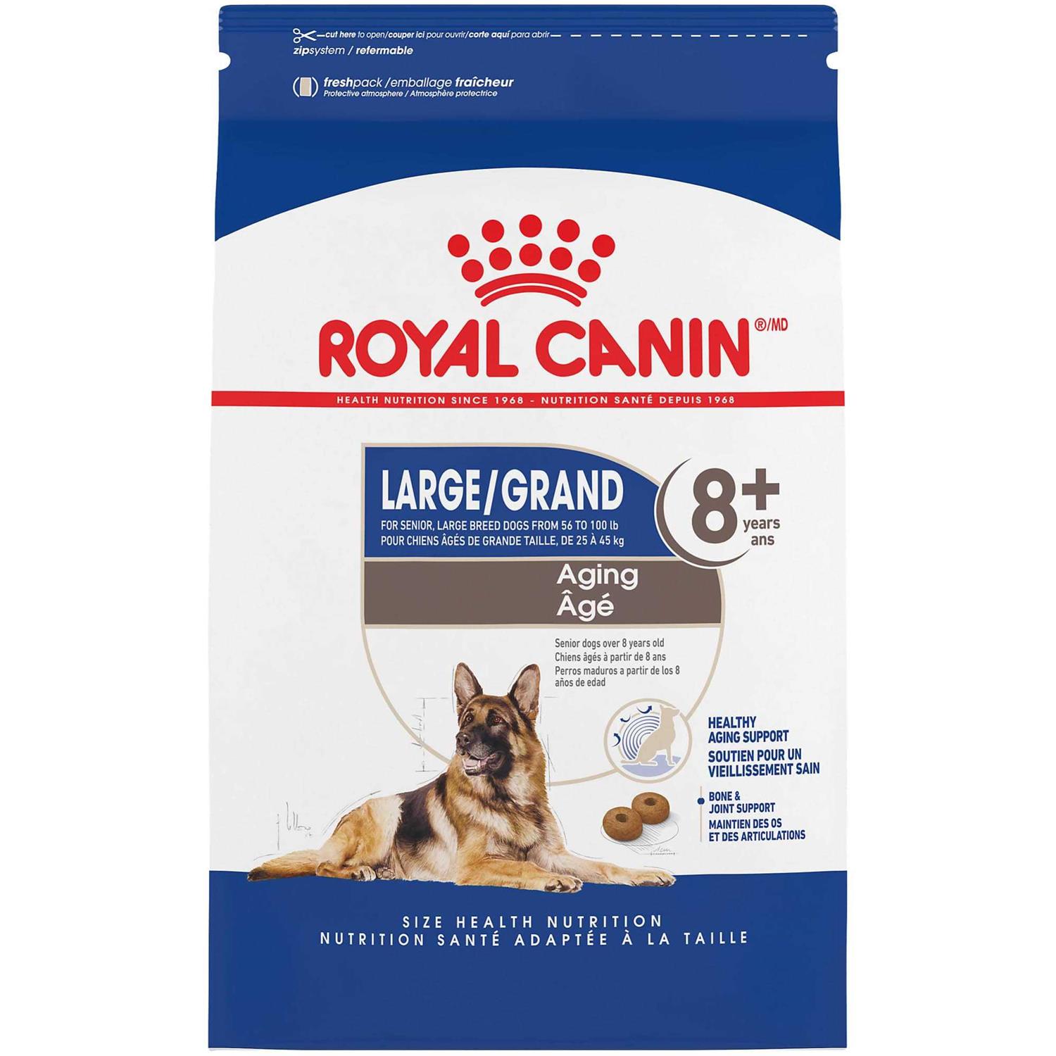 Royal Canin Size Health Nutrition Large Aging 8+ Dry Dog Food - Healthber