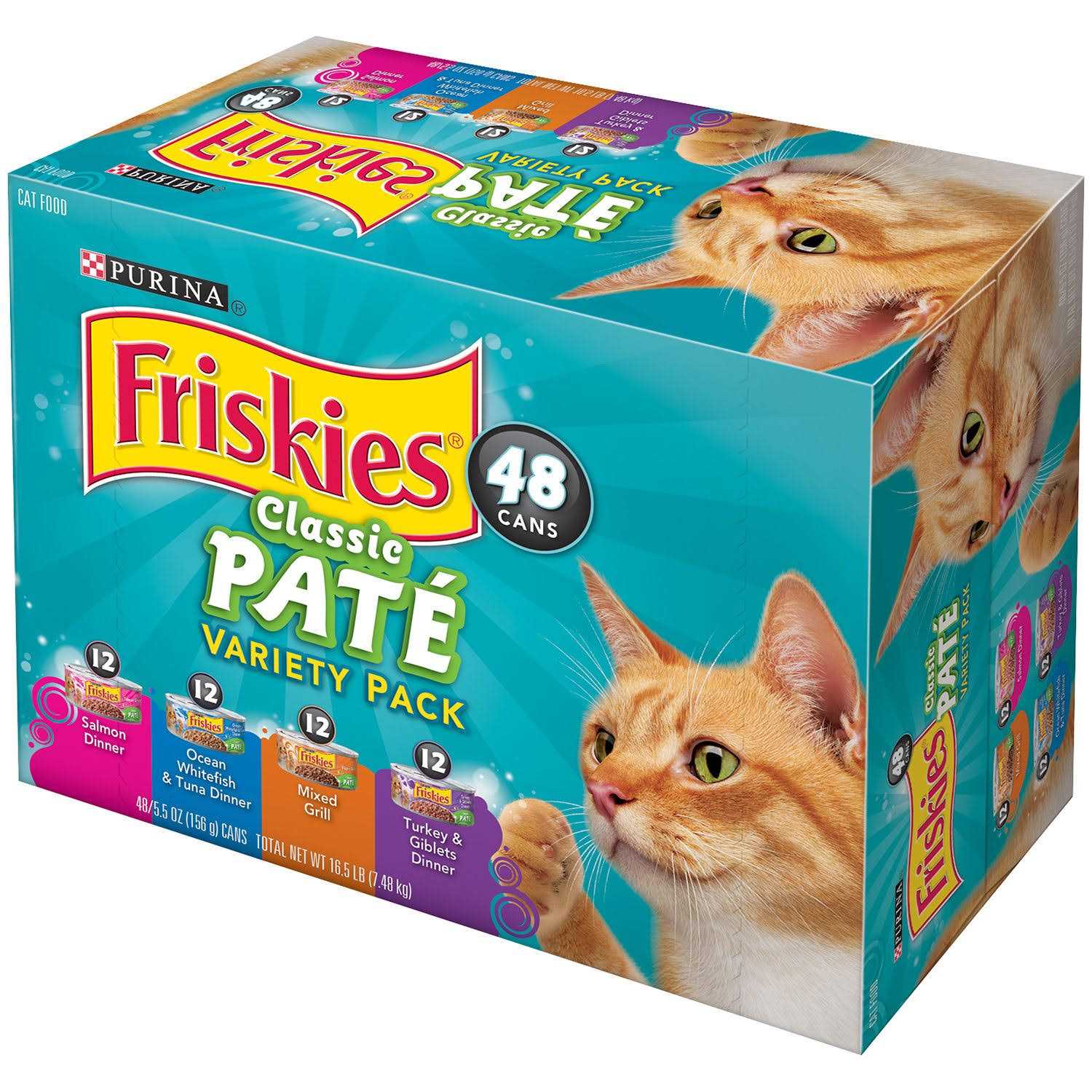 Purina Friskies Classic Pate Cat Food Variety Pack - Healthber