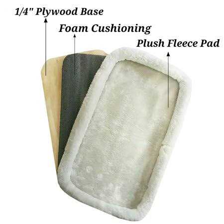 Mr. Peanut’s Platinum Series Pet Carrier Faux Fleece Pad with Plywood Base by Mr. Peanut’s - Healthber