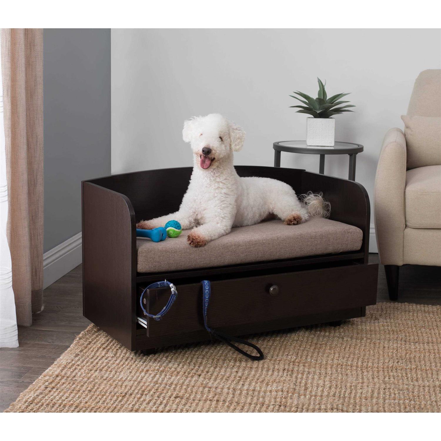 Paws & Purrs Pet Bed with Storage Drawer - Healthber