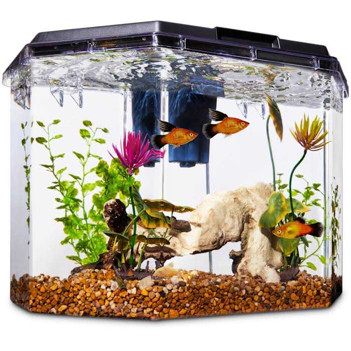 Imagitarium Semi-Hexagonal Aquarium Kit - Healthber