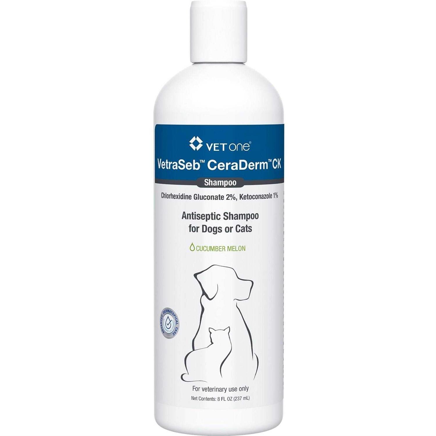 VetraSeb CeraDerm CK Antiseptic Shampoo - Healthber