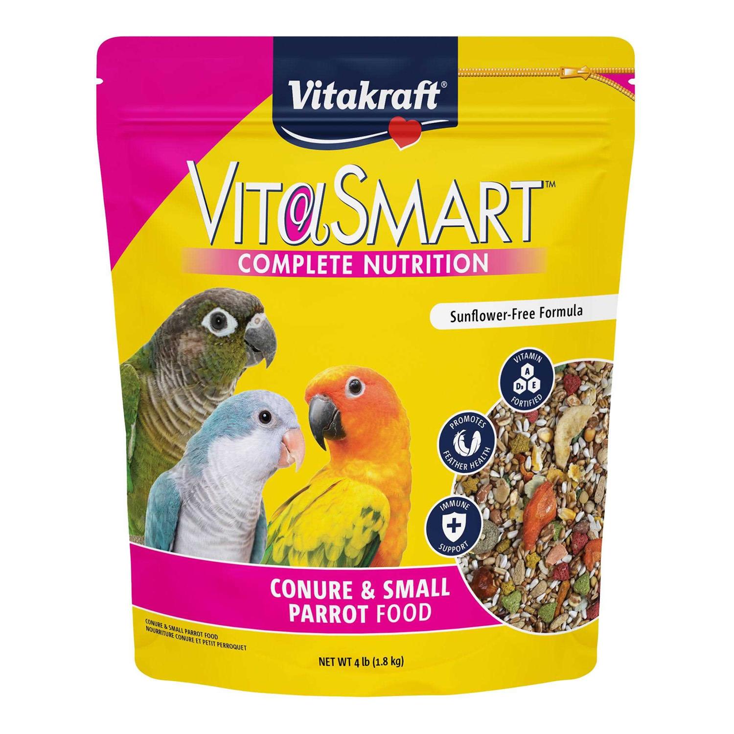 Vitakraft Vita Smart Gourmet Conure Food Vitamin-Fortified - Healthber