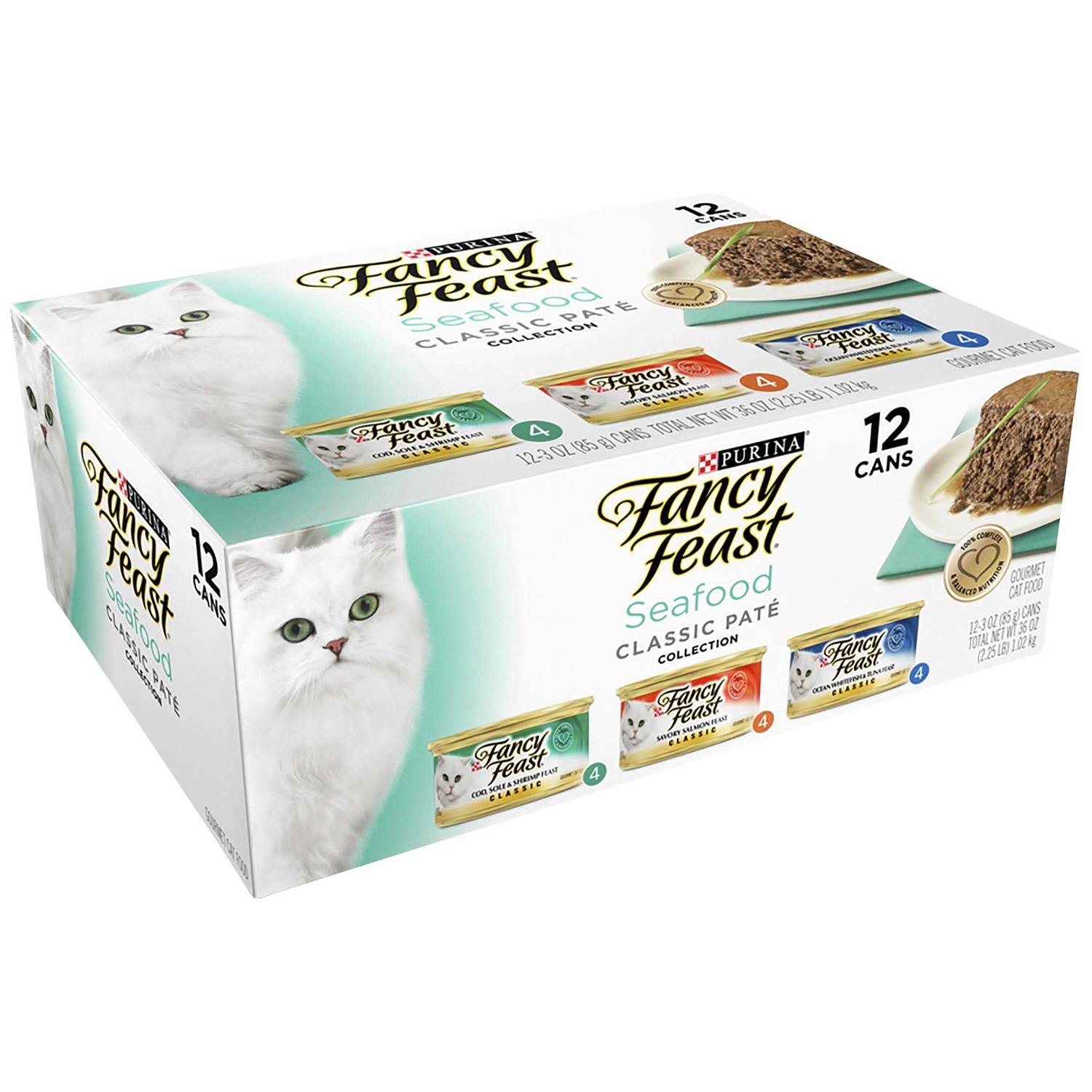 Purina Fancy Feast Seafood Classic Pate Wet Cat Food - Healthber