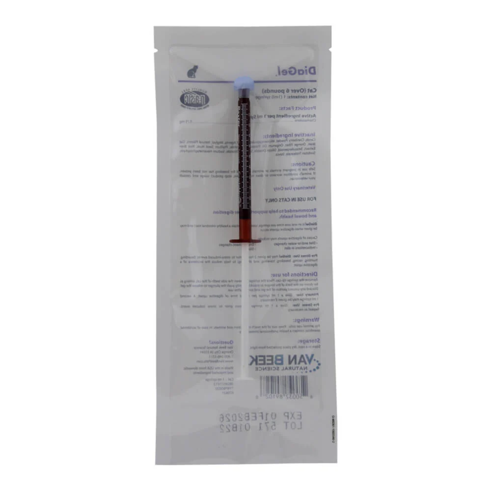 Van Beek Cat DiaGel, 1mL Syringe - Healthber