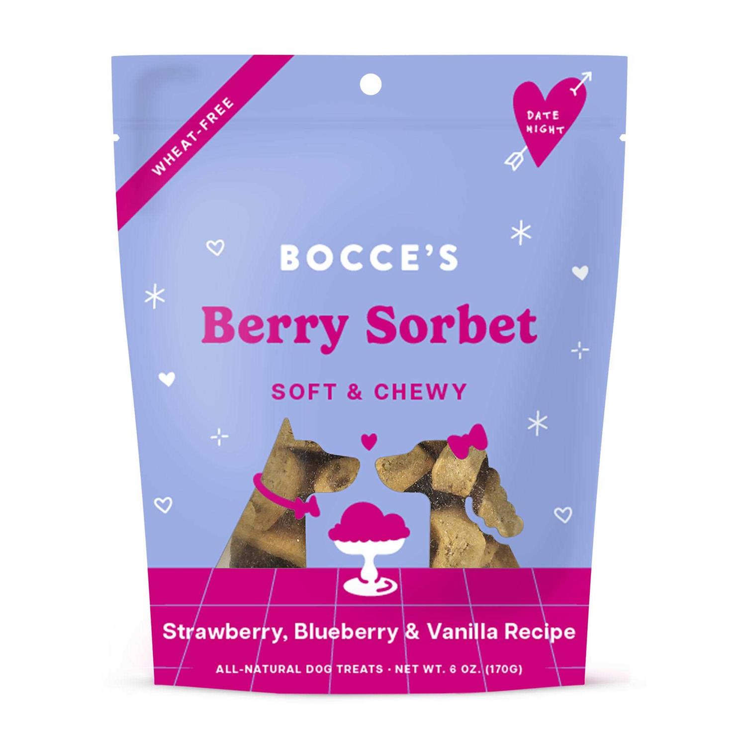 Bocce’s Bakery Berry Sorbet Soft & Chewy Dog Treats - Healthber