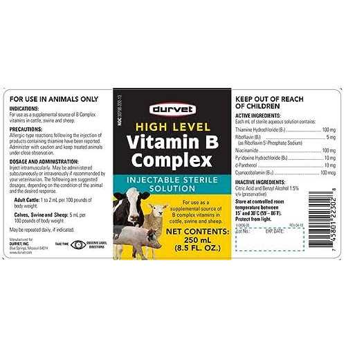 Durvet High Level Vitamin B Complex - Healthber