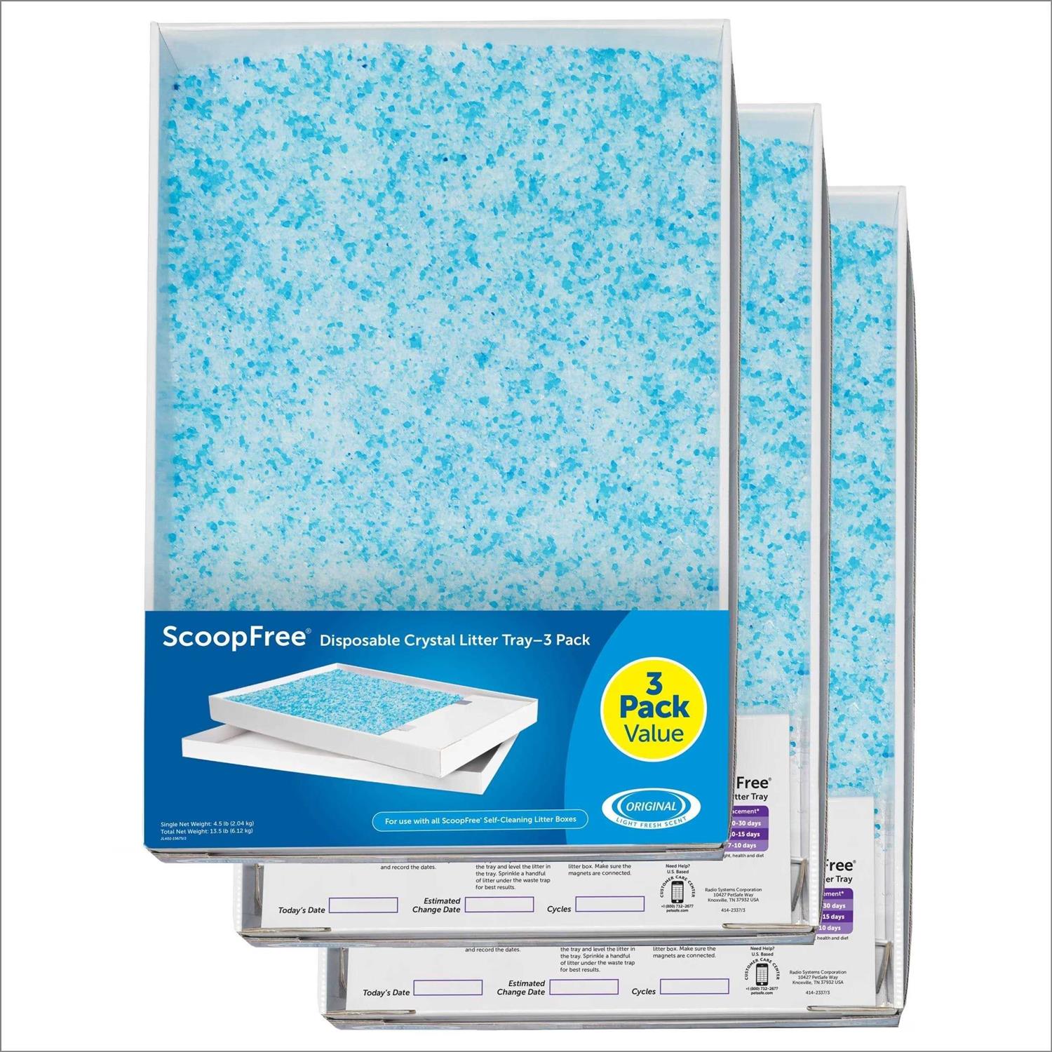 PetSafe ScoopFree Crystal Disposable Litter Tray - Healthber